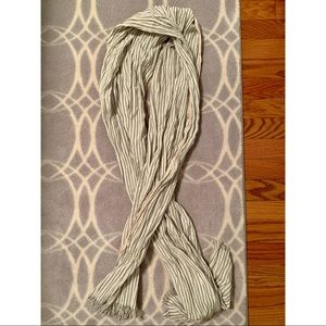 J. Crew 100% Cotton Red and Blue Scarf